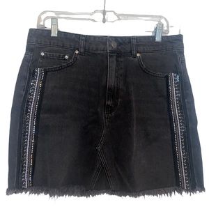 NWOT Free People Denim Skirt: Size 10